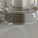 Set of 6 1970 Scandinavian crystal goblet glasses