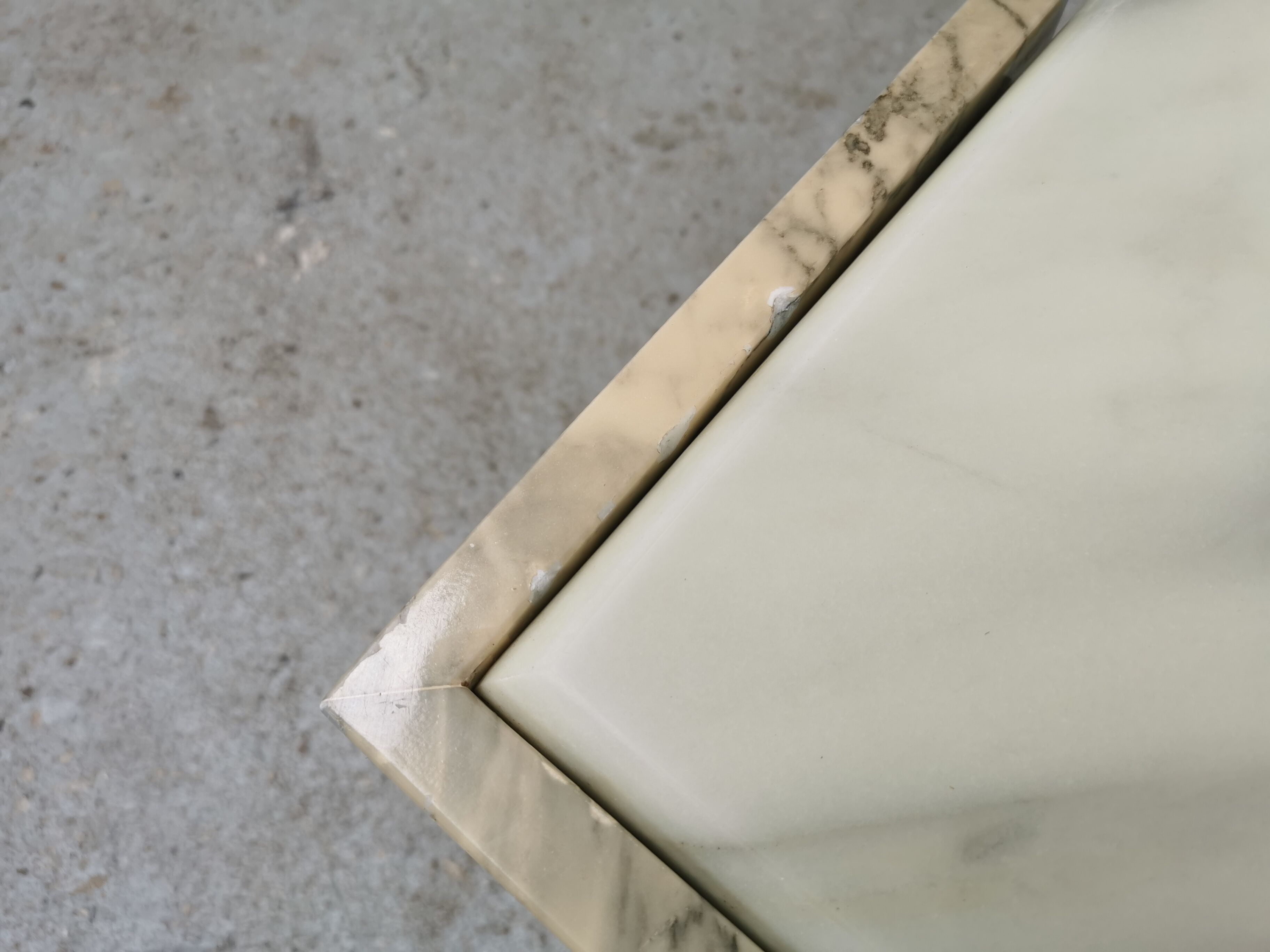 Table basse en marbre Roche Bobois