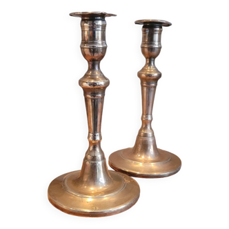 La Redoute x Selency pair of brass candlesticks 19