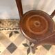 Art Nouveau wooden and marble stool