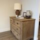 Solid oak chest of drawers - 5 drawers