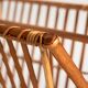 Bamboo and rattan magazine rack, Scandinavia, 1960s