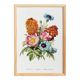 Poster featuring “Wild rose, cornflower and garden anemone”