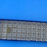 12 porte couteau cristal taillé pointe diamant