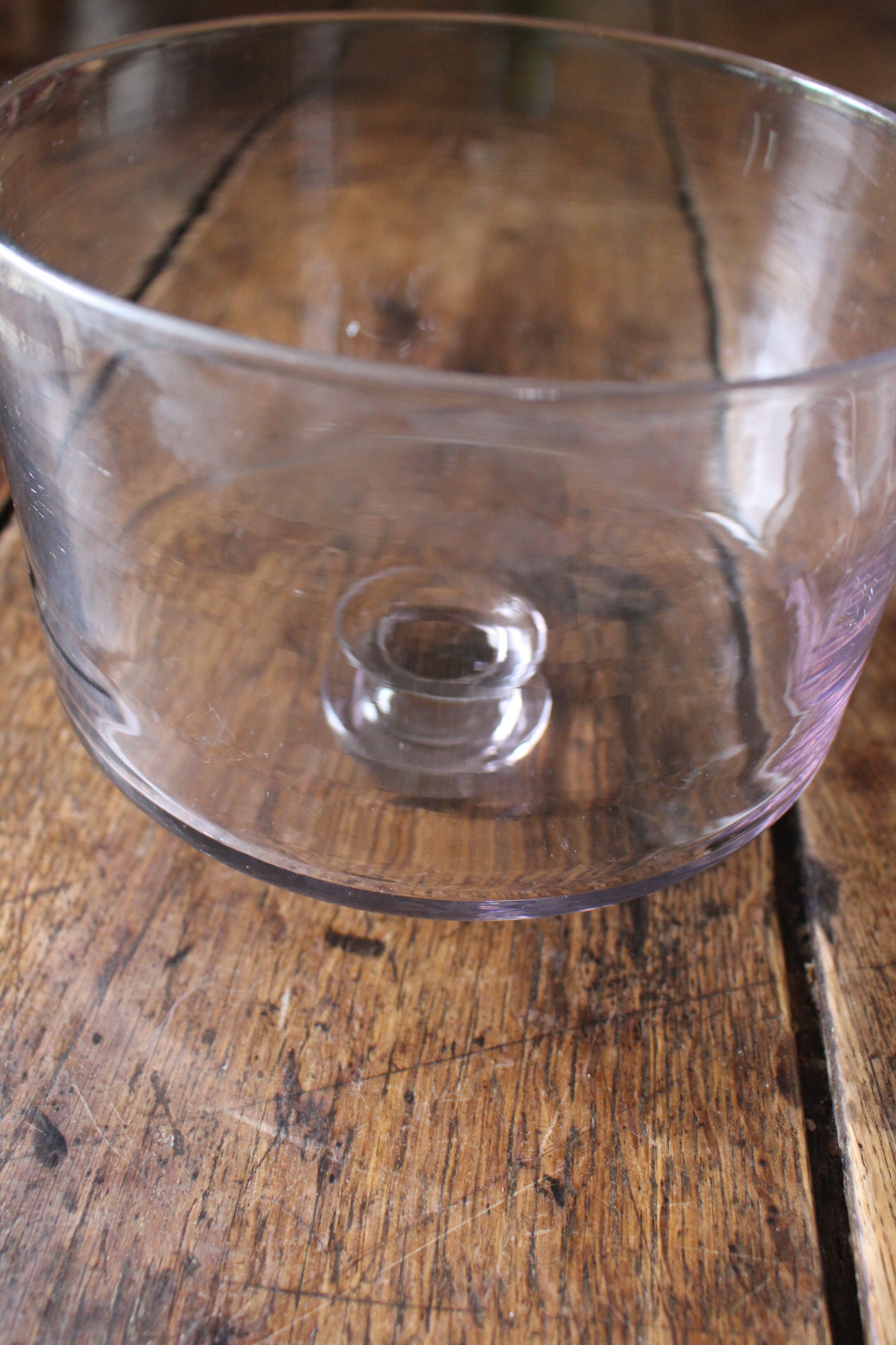 Glass bell cap