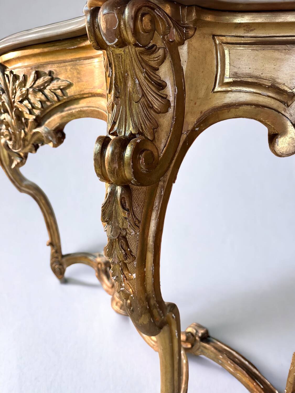 Gilded Louis XV style console