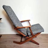 Pair of scandinavian mechanism armchairs from the 1970s