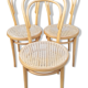 3 chairs published by ZPM Radomsko, model created by Thonet cannées N°14
