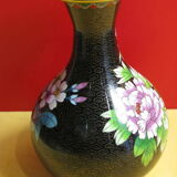 Vase ancien cloisonné 21cm