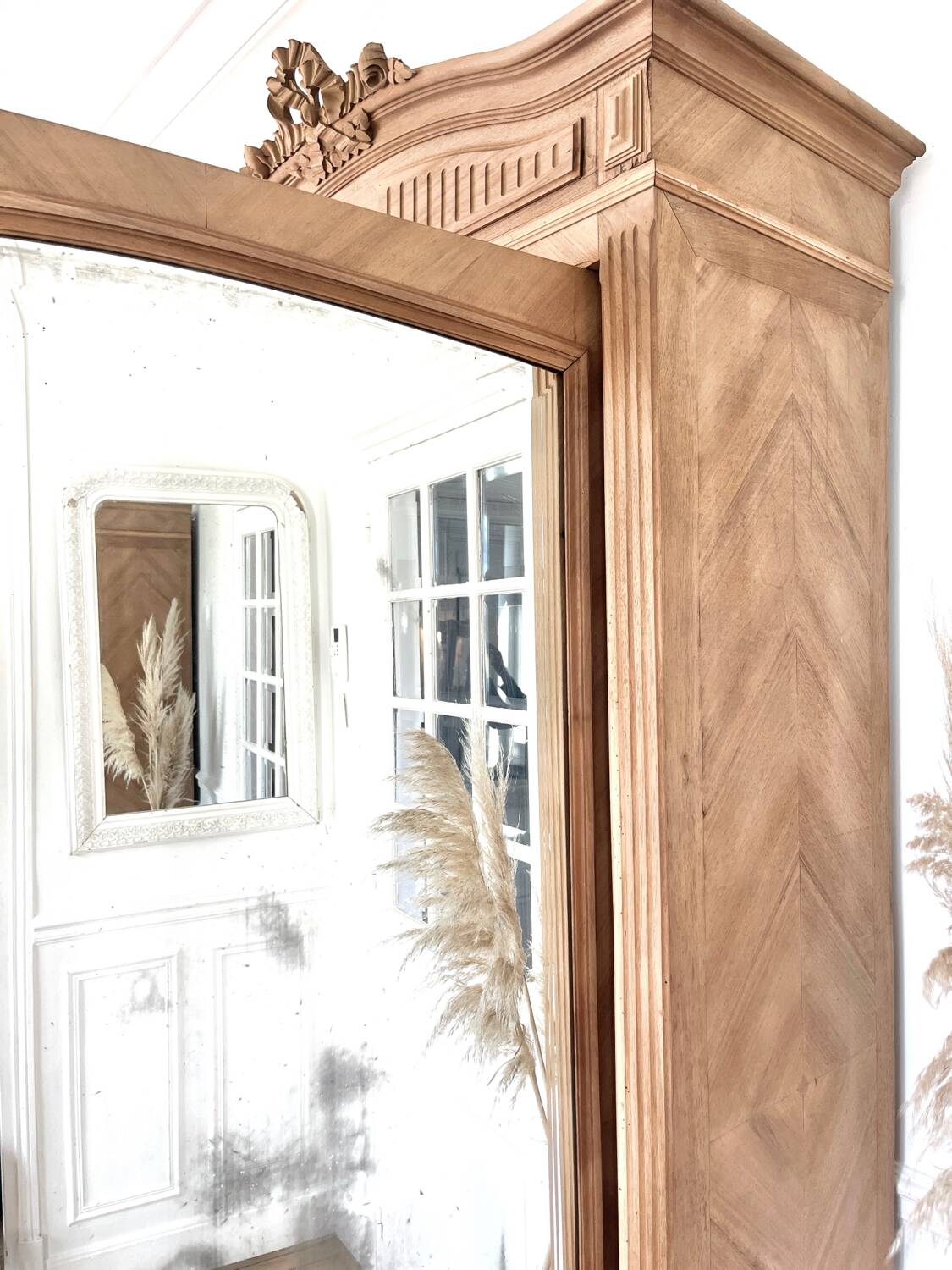 Restored Rococo Bonnetière Wardrobe