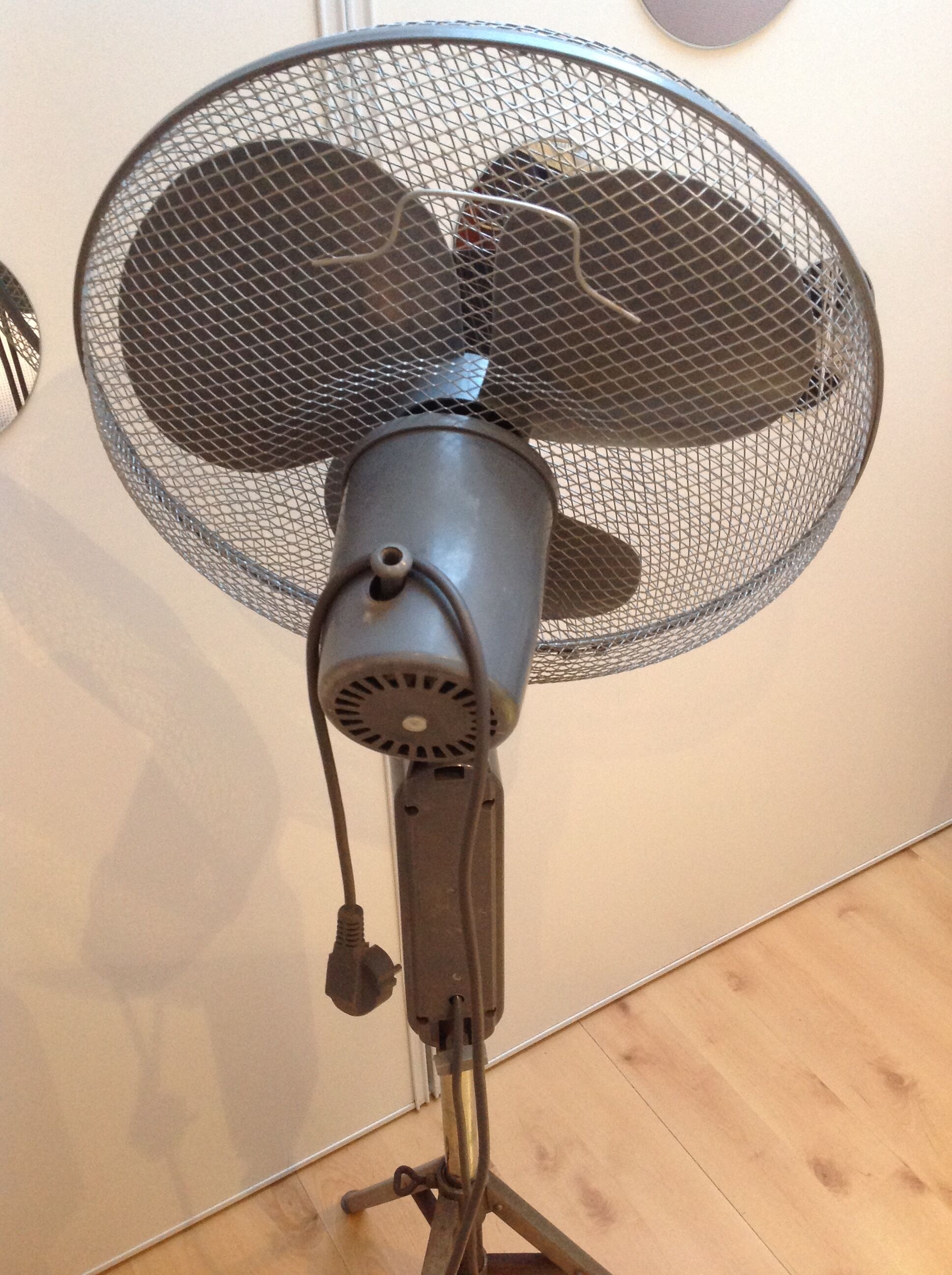 Anthracite grey fan on foot tripods 70/80