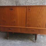 Low buffet, vintage, Scandinavian style in teak