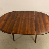 Danish round palisander dining table 1960s