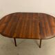 Danish round palisander dining table 1960s