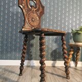 Carved oak chair