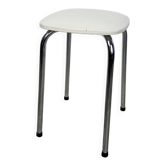 Tabouret chrome et skaï