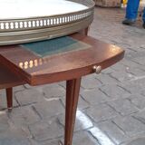 Louis XVI style coffee table with marble