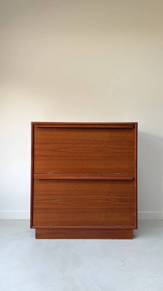 Cabinet danois vintage en teck, 2 portes