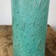 Tubular bubble glass vase