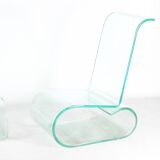 Pair of altuglass chairs