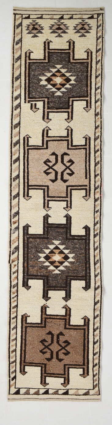 Oushak runner rug 88x372cm