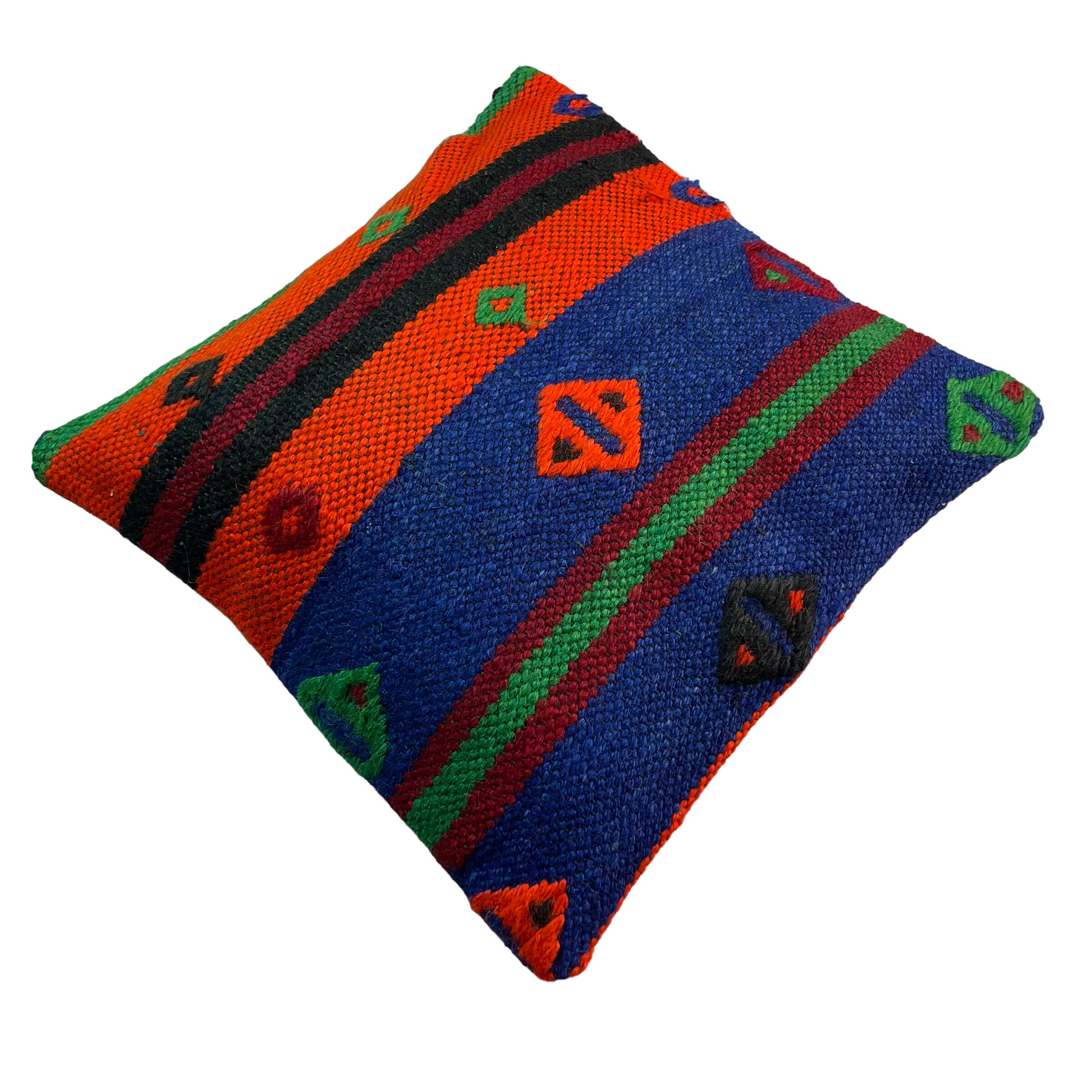 HOUSSE DE COUSSIN KILIM TURC VINTAGE, 40 X 40 CM