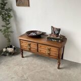 Guillerme and Chambron oak chest of drawers