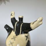 Sculpture "DEESSE" in the style of Niki de Saint Phalle, papier-mâché 1990