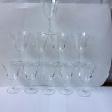 10 engraved foot glasses