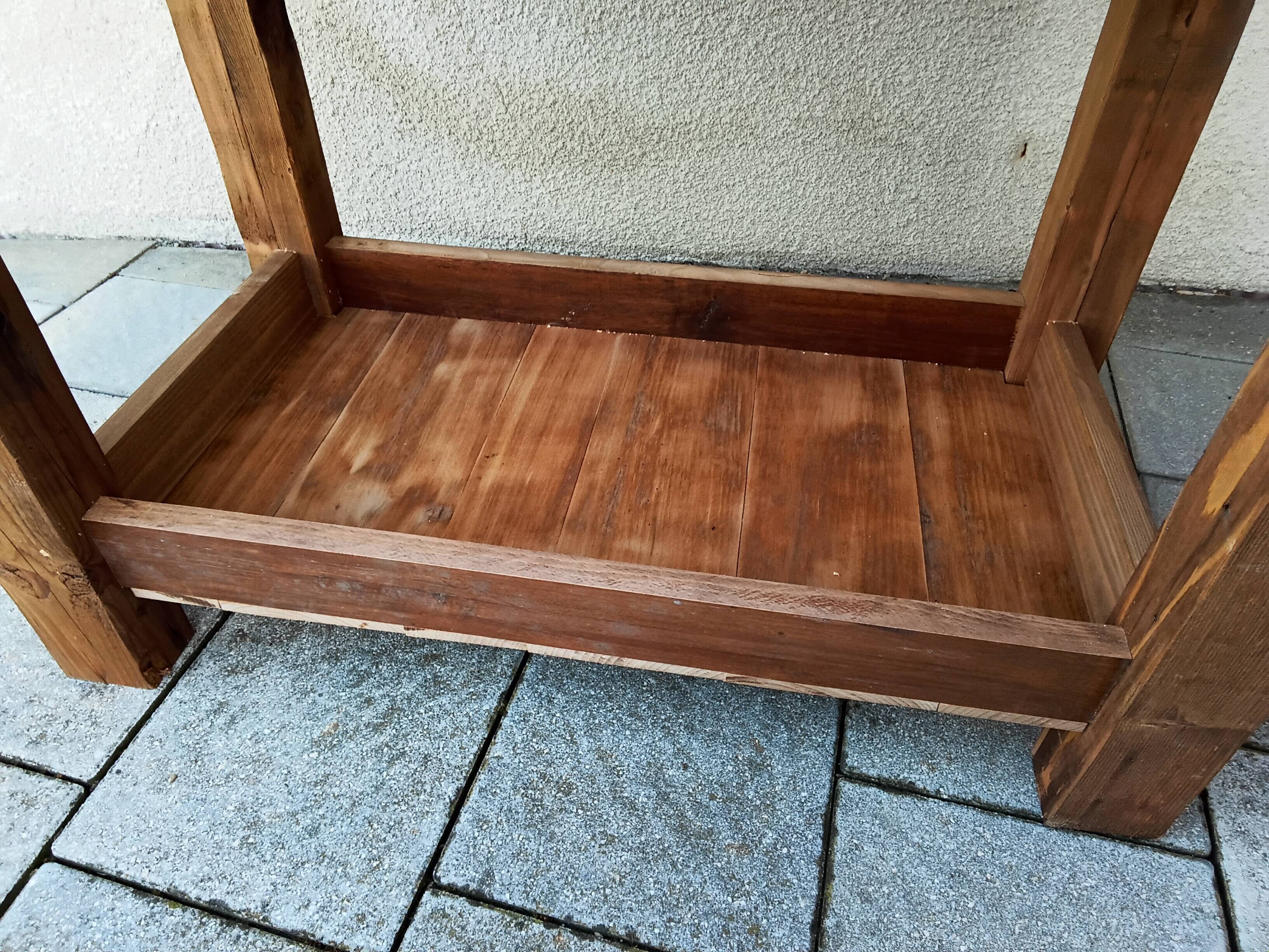 Solid wood table