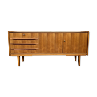 Enfilade bahut meuble tv hifi vintage noyer - 50/60 - style scandinave