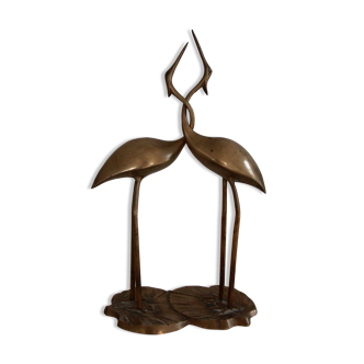 Brass herons