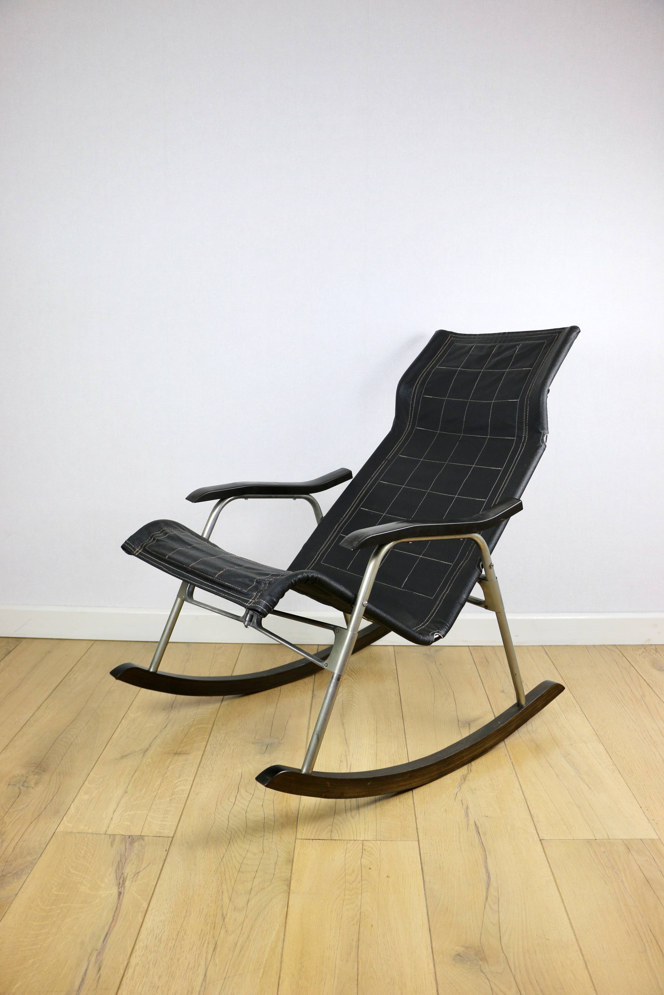 Folding rocking chair Takeshi Nii from the 60s - great condition