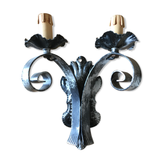 Double metal candle applique