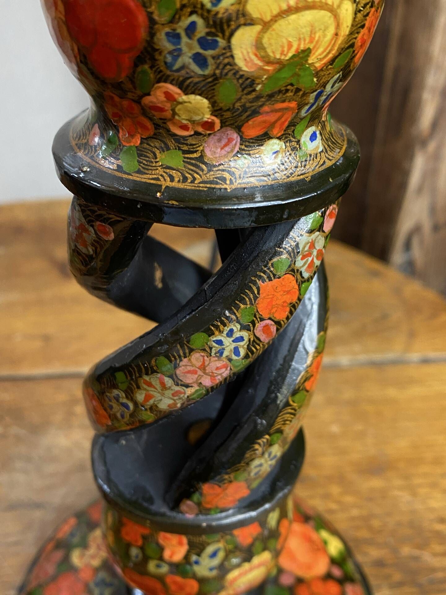 Kashmiri lamp pair