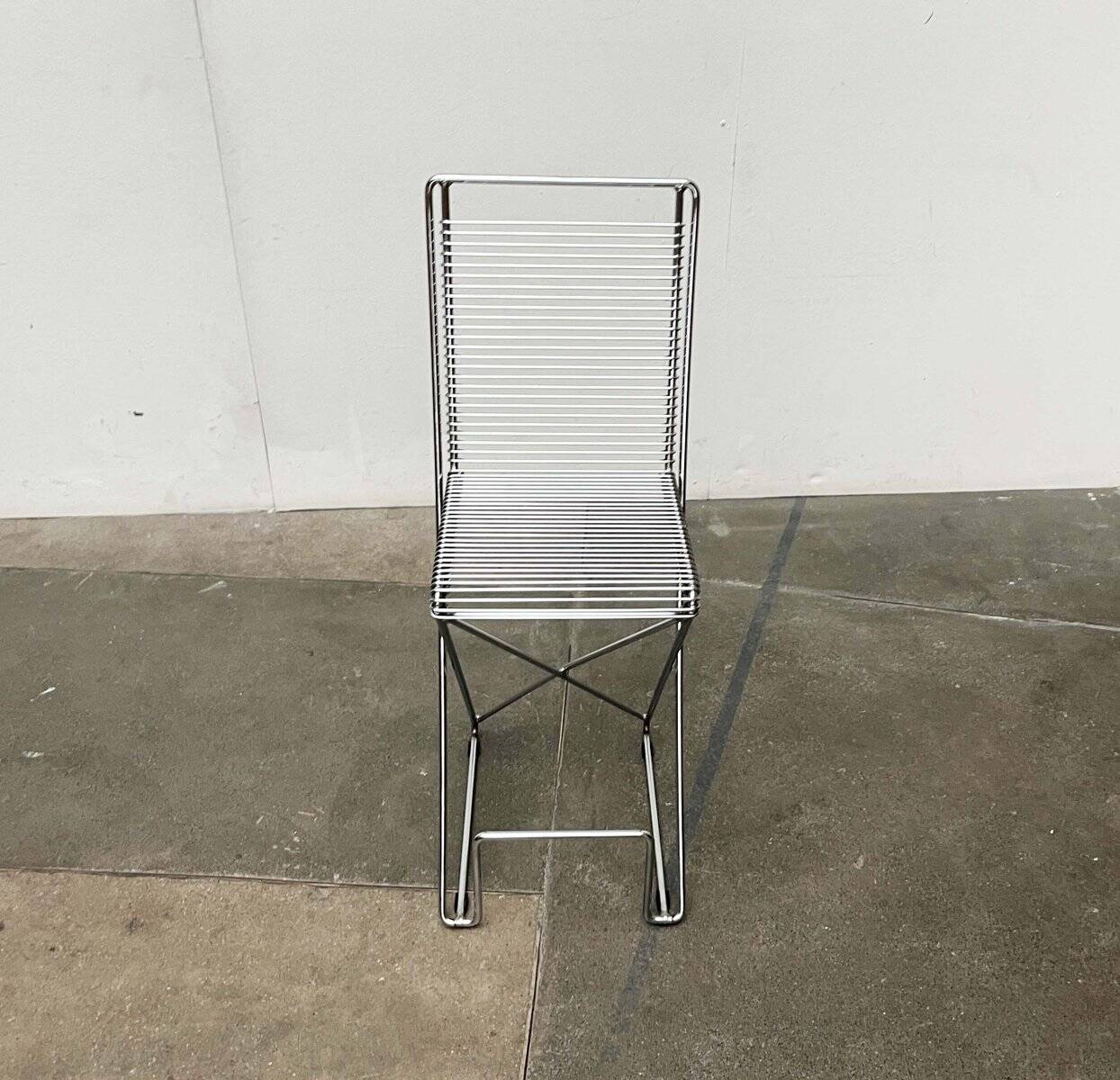 Tabouret de cuisine Postmoderne allemand Kreuzschwinger par Till Behrens pour Meyer Stahlmöbel, années 1980