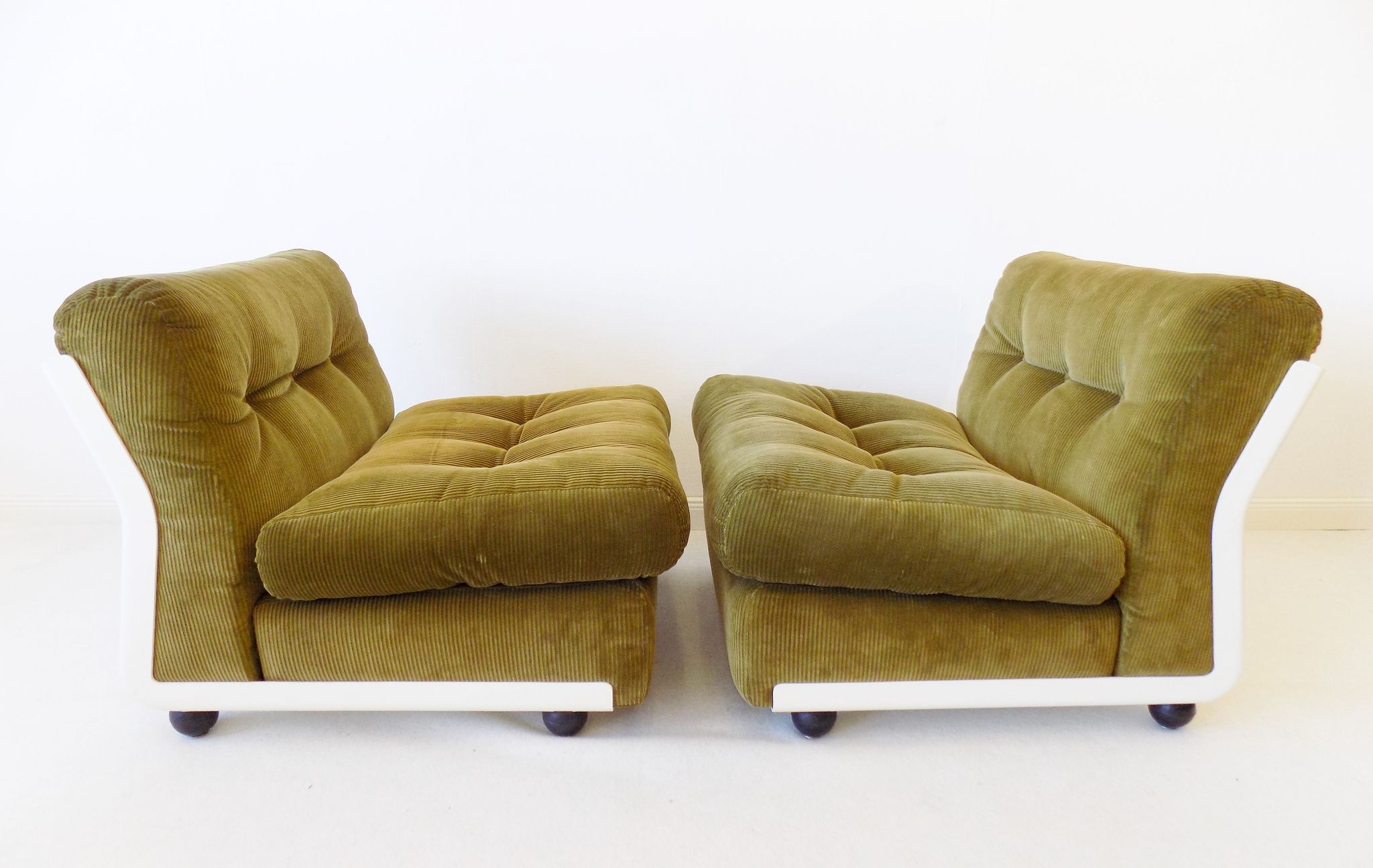 Ensemble de 2 chauffeuses de Mario Bellini 70s