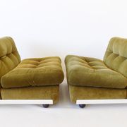 Ensemble de 2 chauffeuses de Mario Bellini 70s