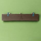 Vintage wooden wall coat rack - 3 hooks
