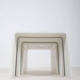 Set of 3 nesting tables designed by Peter Ghyczy for Horn Collection, 1970s