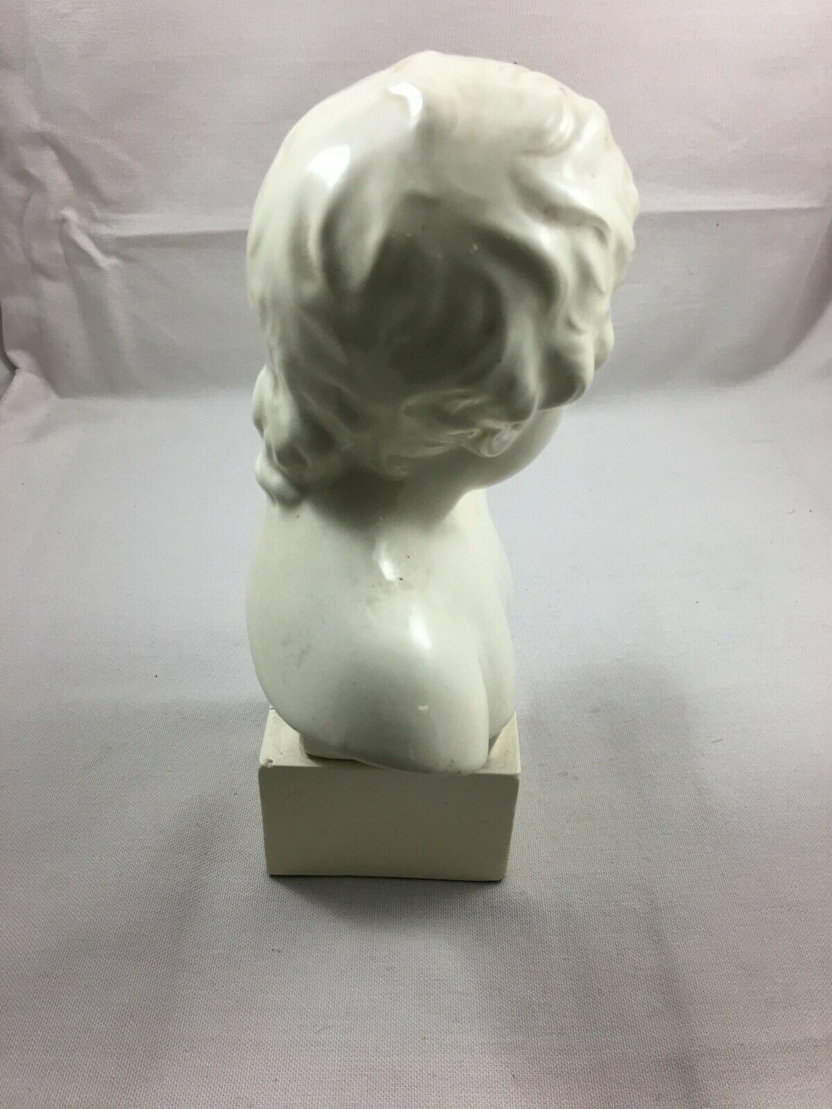 French vintage ceramic child bust Labrec Orleans