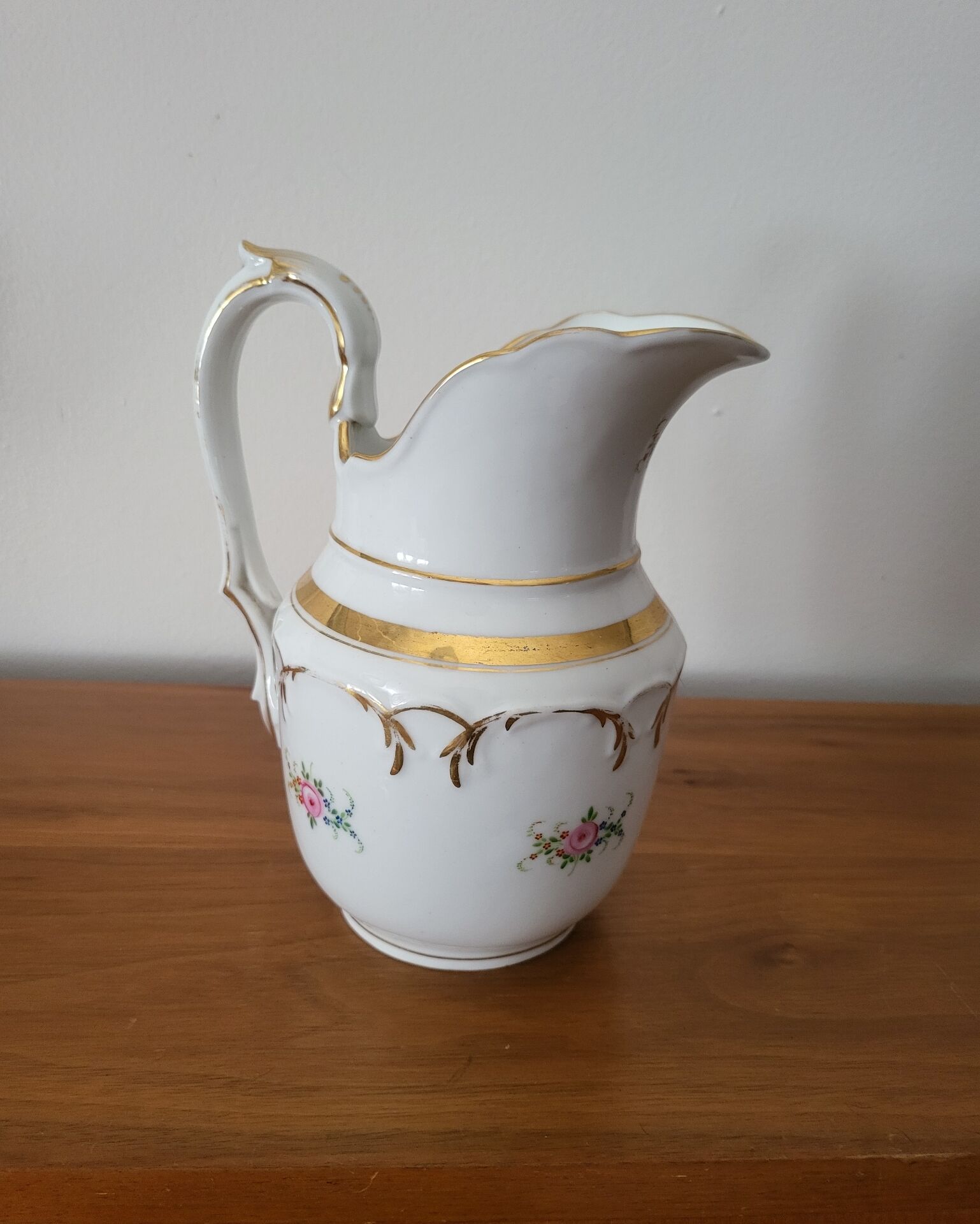 Pitcher Jug in Porcelain from Paris