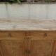 Art Deco sideboard in raw wood.
