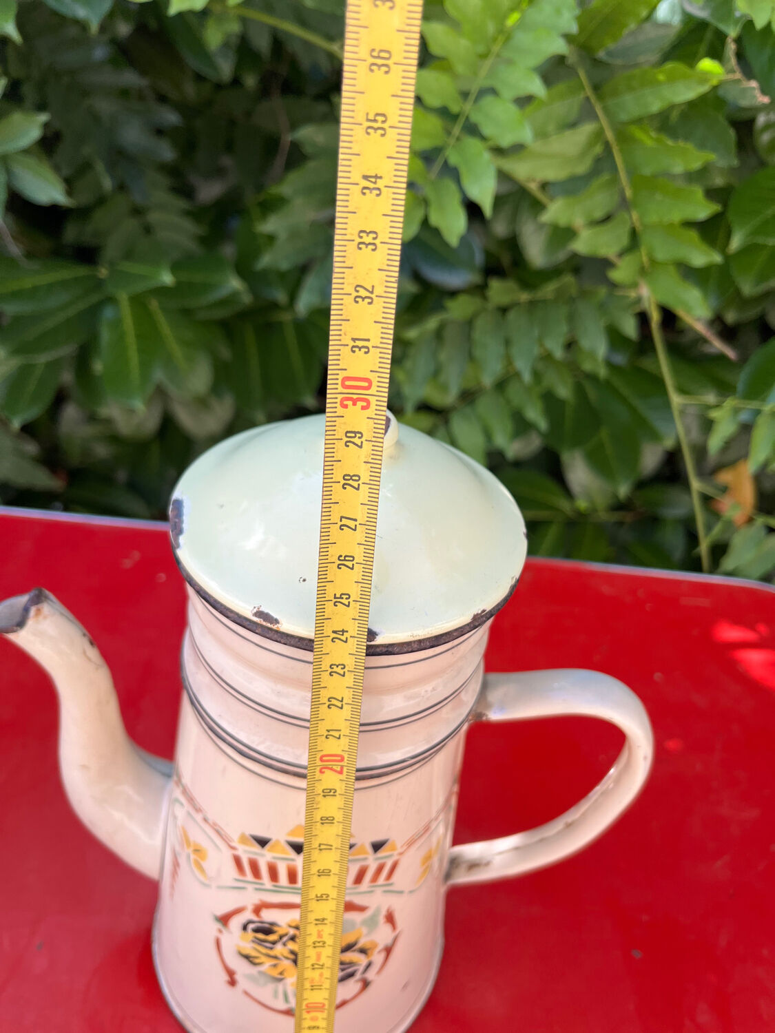 Enamelled coffee maker