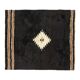 1970s Vintage Turkish Oushak Handmade Wool Cotton Brown Area Rug 146x168