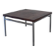 Table basse vintage bois et métal 1970