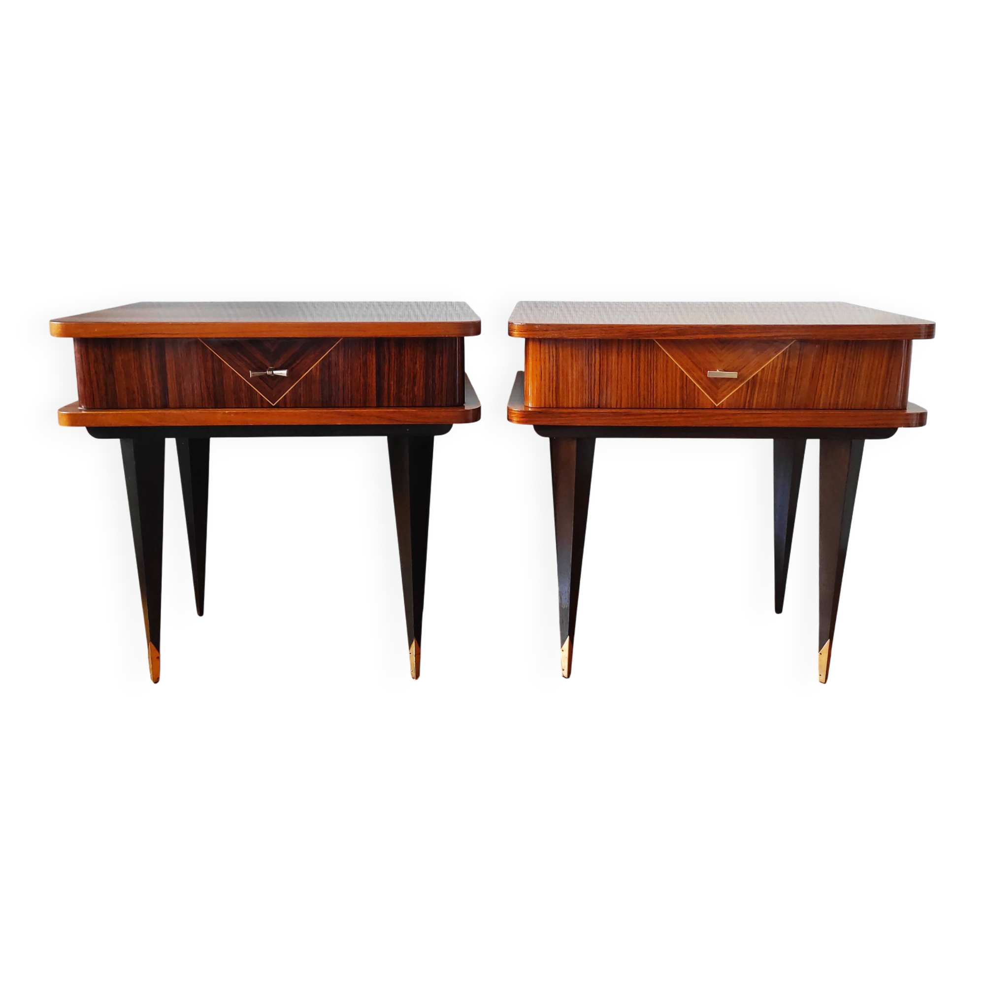 Pair of vintage bedside tables 1965