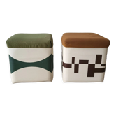 Vintage pouf
