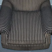 Vintage Striped Chair by Ralph Lauren for Henredon