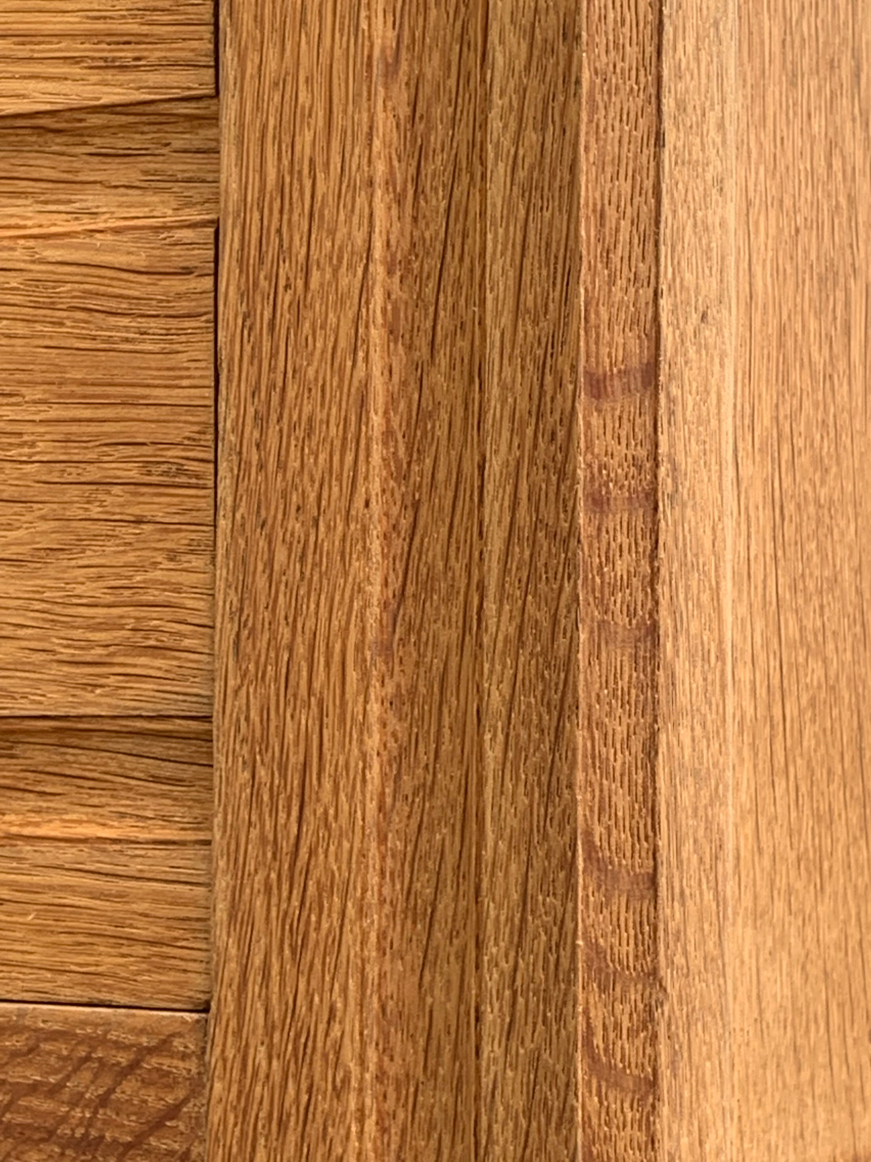 Buffet parisien vitré 1920 bois brut massif